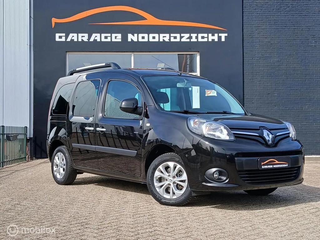 Renault Kangoo 1.2 LIMITED / 5 Persoons / USB a € 13.750,0, Auto's, Renault, Stof, Gebruikt, Euro 6, Zwart