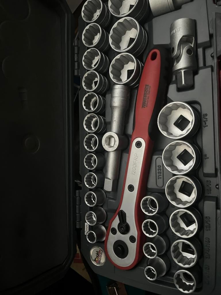 Doppenset tengtools 1/2, Auto diversen, Autogereedschap, Ophalen of Verzenden, Zo goed als nieuw