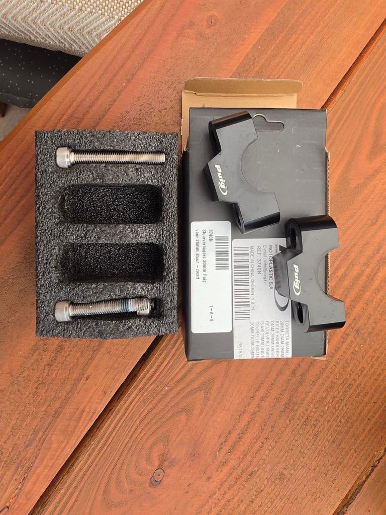 Puig Stuurverhogers 20mm voor 28mm Stuur, Ophalen of Verzenden, Nieuw