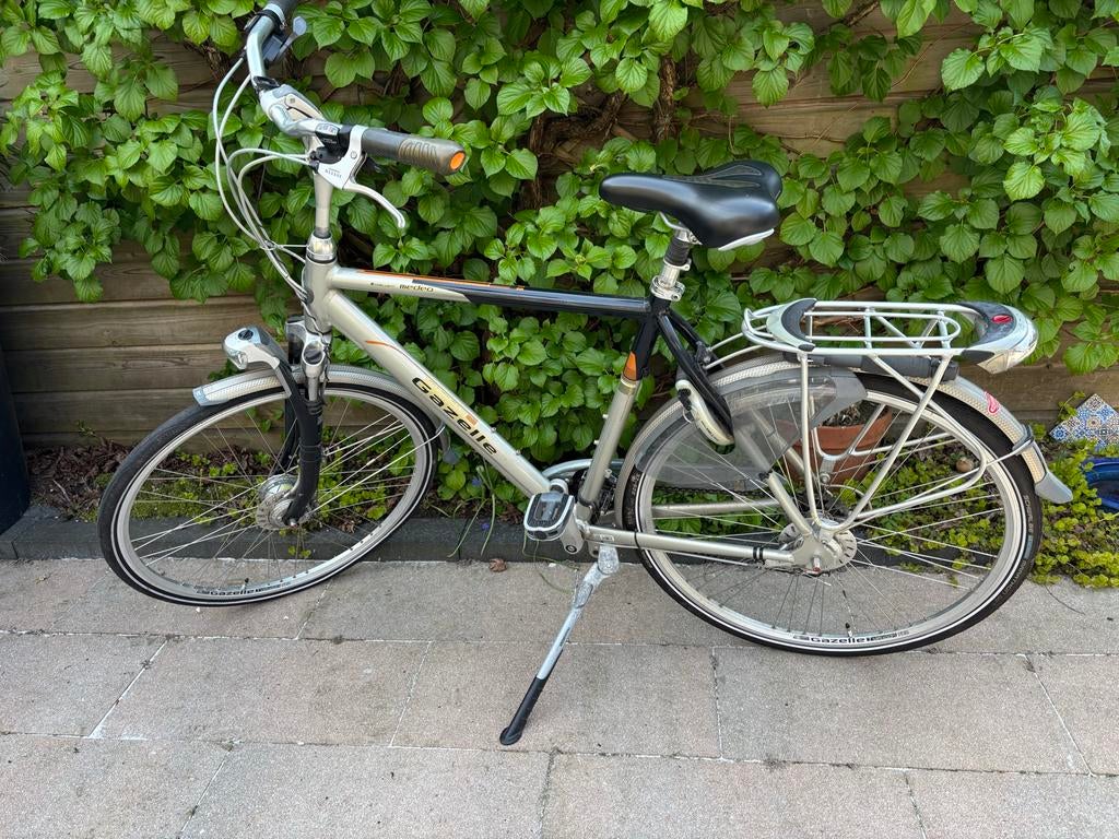 Gazelle Medeo Excellent hybride herenfiets 8 versnellingen, Ophalen, Gebruikt, Versnellingen, Gazelle