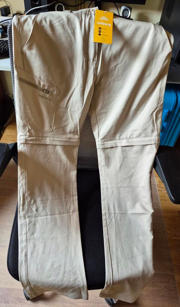 Outdoor broek stretch Möberg mt.S NIEUW, Kleding | Dames, Verzenden, Beige, Nieuw, Lang