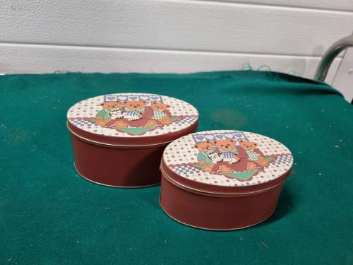 -	blikken beren 2x,, Verzamelen, Blikken, Ophalen of Verzenden