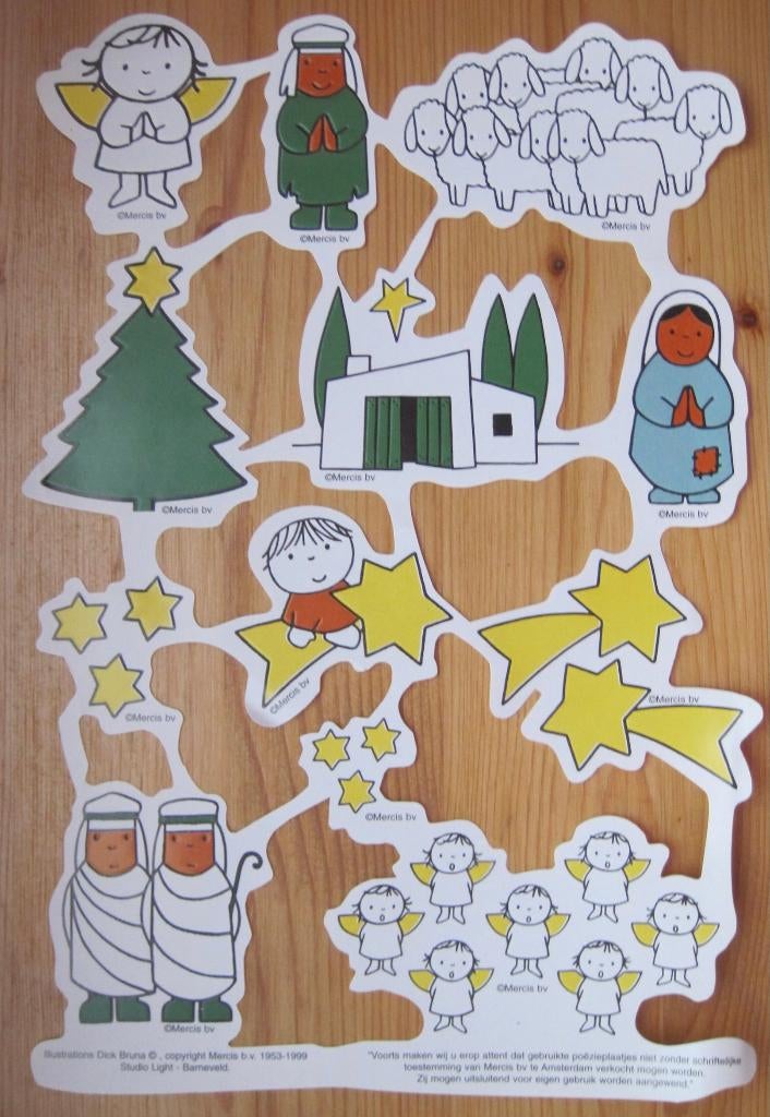 poesieplaatjes van Dick Bruma - kerst, Ophalen of Verzenden