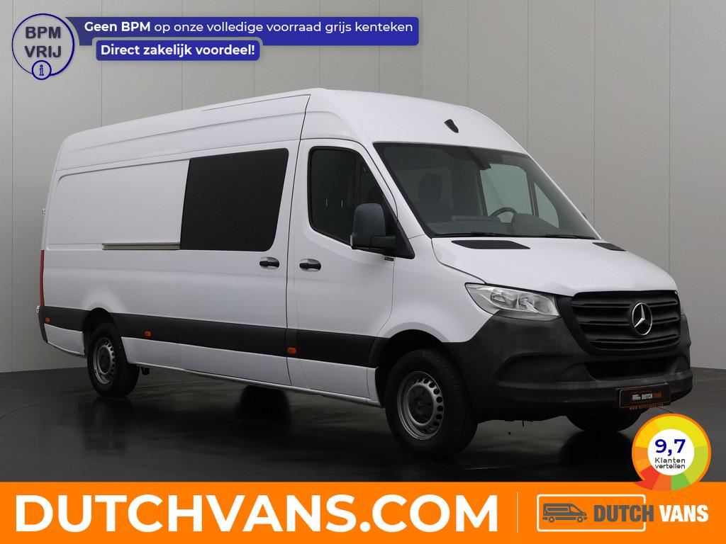 Mercedes-Benz Sprinter Dubbele Cabine 6-Persoons L3H2 Maxi |, Gebruikt, 143 pk, 2000 kg, Wit