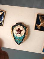Vliegtuig Badge met 6 spelden. Compleet set Oud vintage CCCP, Ophalen of Verzenden