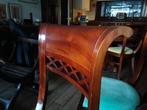 Set van 6 Massief Mahonie Biedermeier-stijl stoelen!, Ophalen