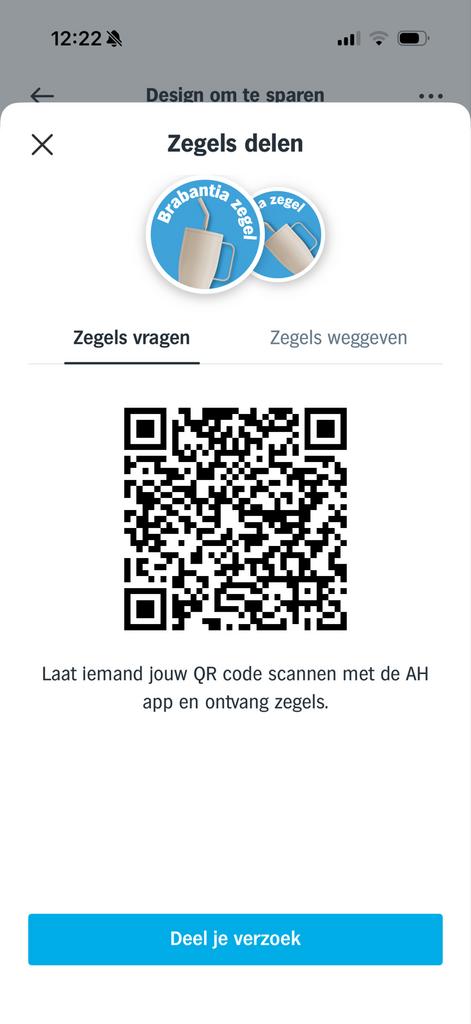 Brabantia zegels voor je uitzet - Albert Heijn, Hobby en Vrije tijd, Spaarzegeltjes, Ophalen of Verzenden, Winkel, Super of Benzinepomp