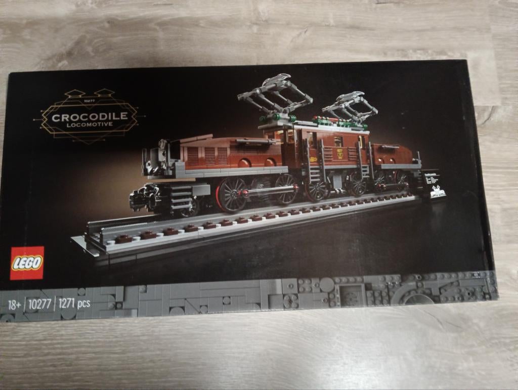 Lego 10277 Krokodil Locomotief, Ophalen of Verzenden, Zo goed als nieuw, Compleet, Lego