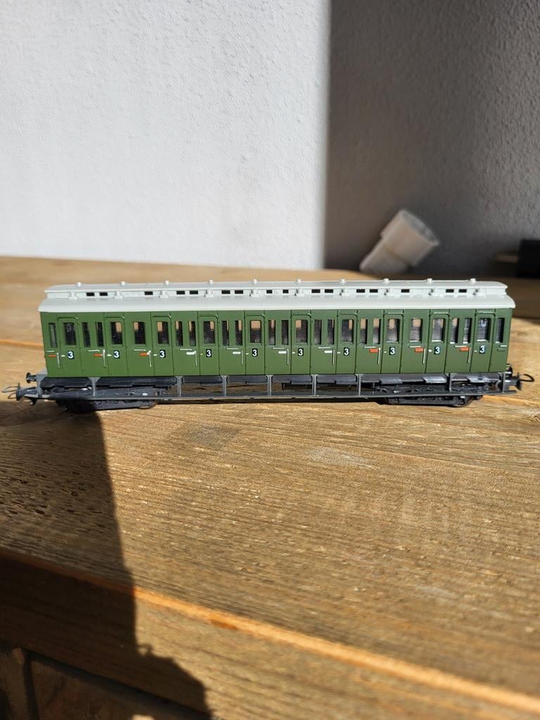 Liliput oldtimer passagierswagon 3, Hobby en Vrije tijd, Modeltreinen | N-Spoor, Ophalen of Verzenden, Gelijkstroom, Wagon, Overige merken