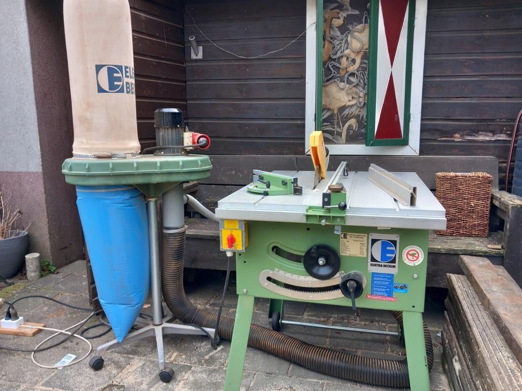 Elektra Beckum Cirkelzaag met afzuiging, Ophalen, Elektra Beckum, Gebruikt, Cirkelzaag
