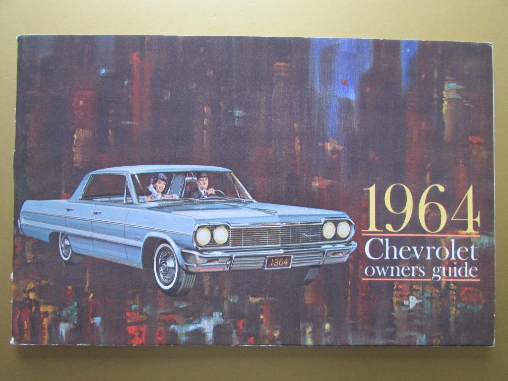 1964 Chevrolet full-size modellen owner's manual, Engels, Ophalen of Verzenden