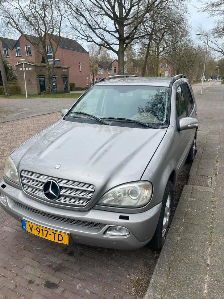 Mercedes-Benz ML270CDI 2005 grijs kenteken, Auto's, Bestelauto's, Particulier, Mercedes-Benz, Diesel, Origineel Nederlands, Ophalen
