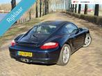 Porsche Cayman S 3.4|RIJKLAAR|HANDBAK|NL AUTO|UNIEK|DLR ONDH, Auto's, Porsche, Gebruikt, Zwart, Blauw, Navigatiesysteem