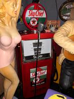 Leuke beckmeter benzinepomp texaco pomp decoratie tokheim, Ophalen of Verzenden, Zo goed als nieuw, Reclamebord