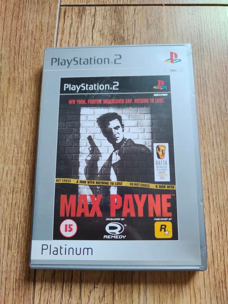 PS2 spel - Max Payne, Spelcomputers en Games, Games | Sony PlayStation 2, Avontuur en Actie, Vanaf 18 jaar, 1 speler, Ophalen of Verzenden