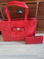 Ted Baker Shopper Tas Rood met Portemonnee, Sieraden, Tassen en Uiterlijk, Tassen | Damestassen, Ophalen of Verzenden, Zo goed als nieuw