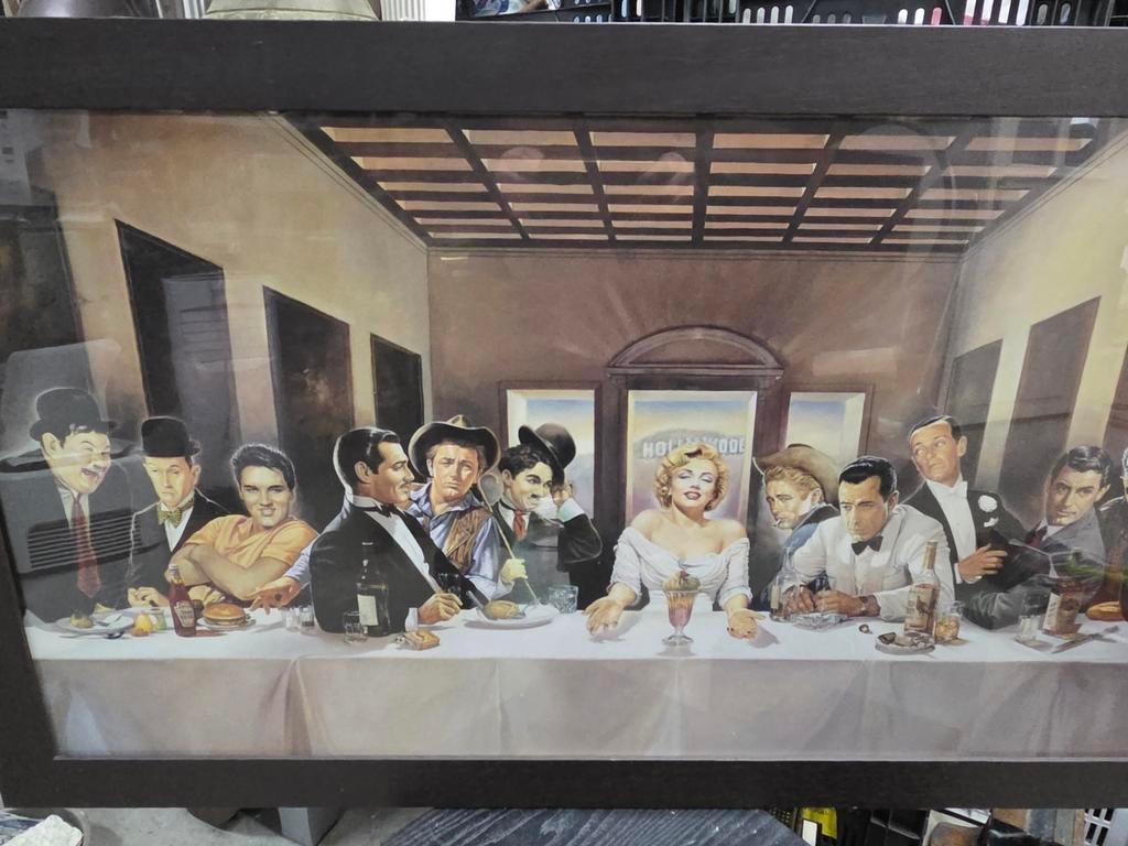 Hollywood Laatste Avondmaal Poster - Uniek Kunstwerk, Ophalen of Verzenden