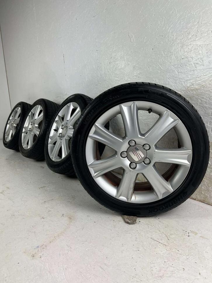 Originele Seat Leon Altea velgen 17" 5x112 zomerset 8mm!, Auto-onderdelen, Banden en Velgen, Banden en Velgen, Zomerbanden, 17 inch