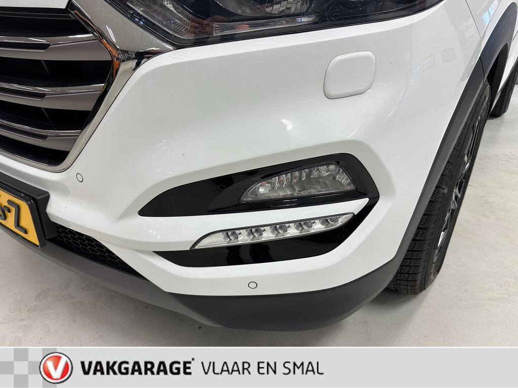 Hyundai TUCSON 1.6 T-GDi Comfort 4WD -Navigatie-Camera-stoel, Stof, Gebruikt, 4 cilinders, Wit
