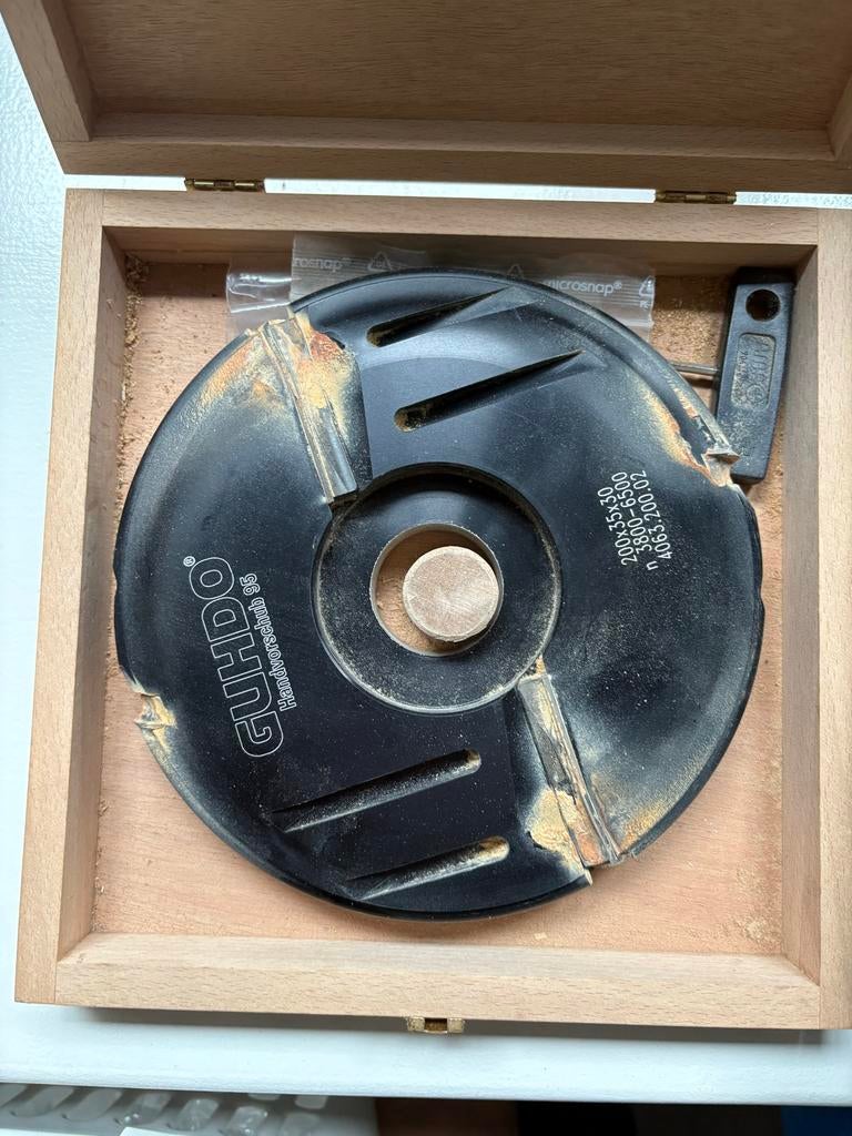 Freeskop Guhdo, Doe-het-zelf en Verbouw, Gereedschap | Freesmachines, Gebruikt, Bovenfrees, Ophalen