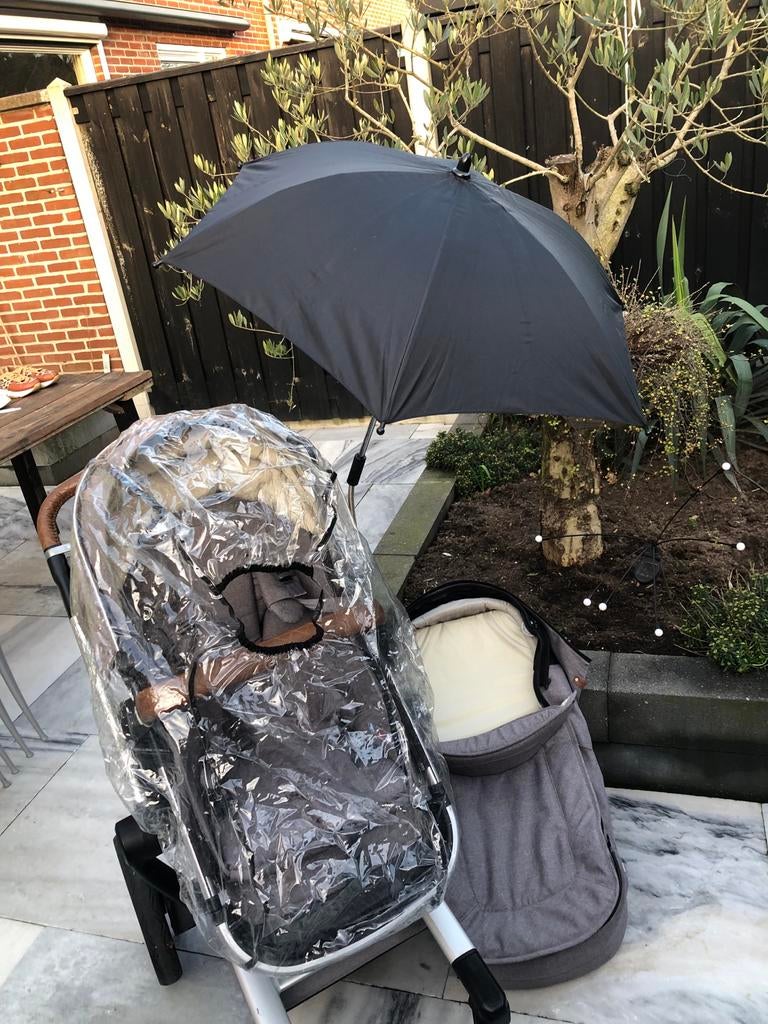 Joolz Day 3 kinderwagen met reiswieg en regenhoes, Overige merken, Gebruikt, Ophalen of Verzenden, Combiwagen