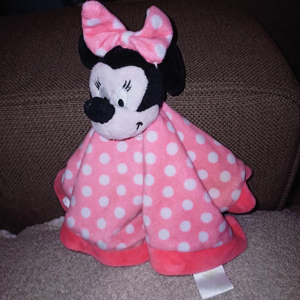 Disney baby, bambino, minnie mouse kroeldoek., Ophalen of Verzenden, Mickey Mouse, Zo goed als nieuw, Knuffel