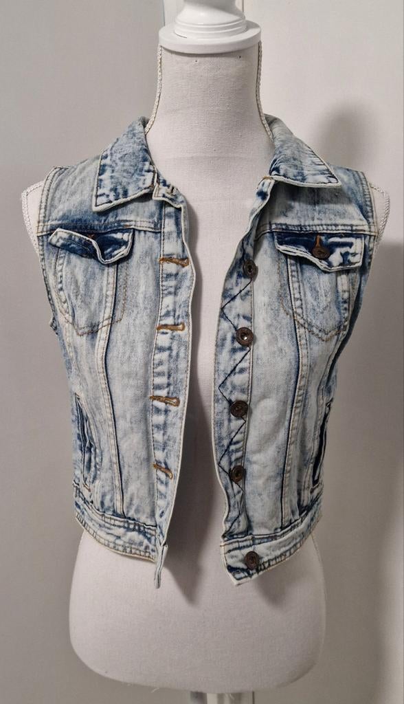 Stoer Denim Co. Spijkergilet Maat 36 (S), Ophalen of Verzenden, Zo goed als nieuw, Maat 36 (S), Blauw
