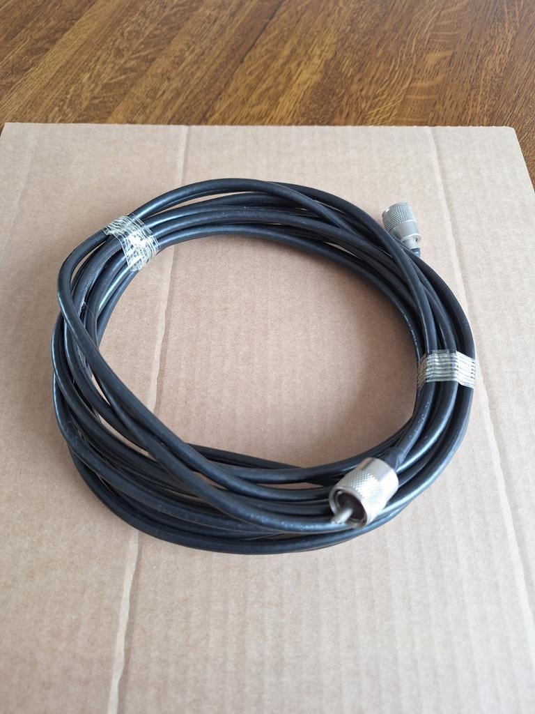 RG 62  Coax  / Lengte 6,70 meter ...met PL Connectoren, Telecommunicatie, Antennes en Masten, Ophalen of Verzenden, Toebehoren