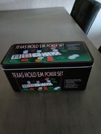 Poker set in blik nieuw, Hobby en Vrije tijd, Gezelschapsspellen | Overige, Ophalen, Nieuw