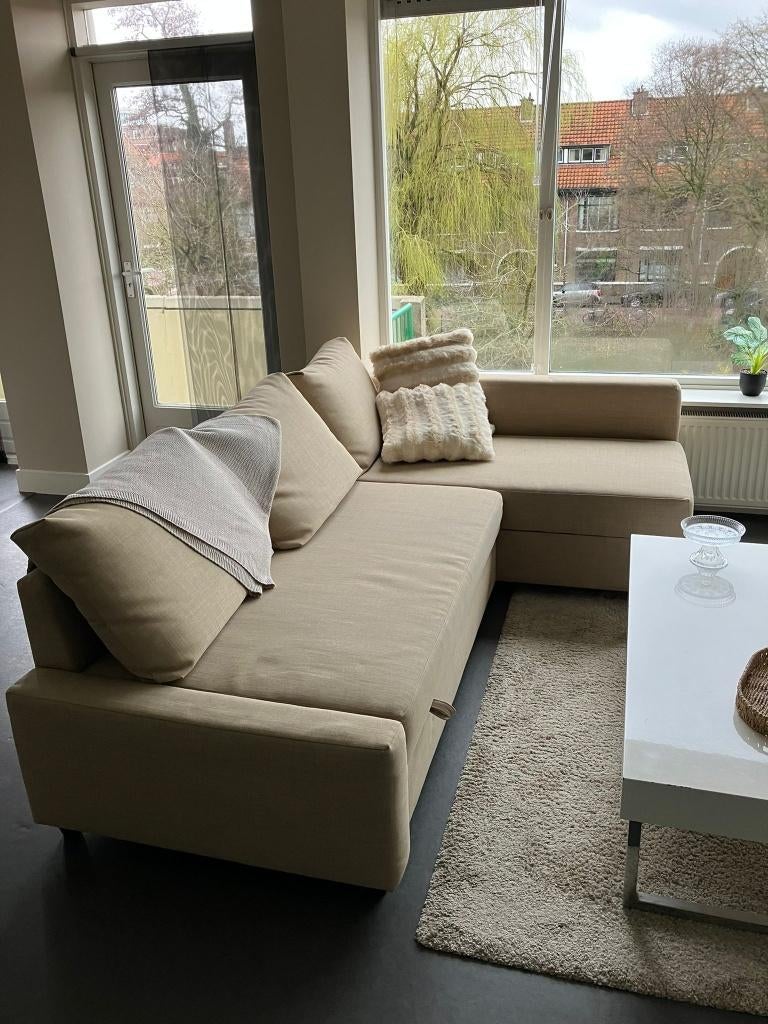 Bank ikea Friheten (8 mei of 9 mei ophalen), Huis en Inrichting, Ophalen, Gebruikt, Overige materialen, Hoekbank