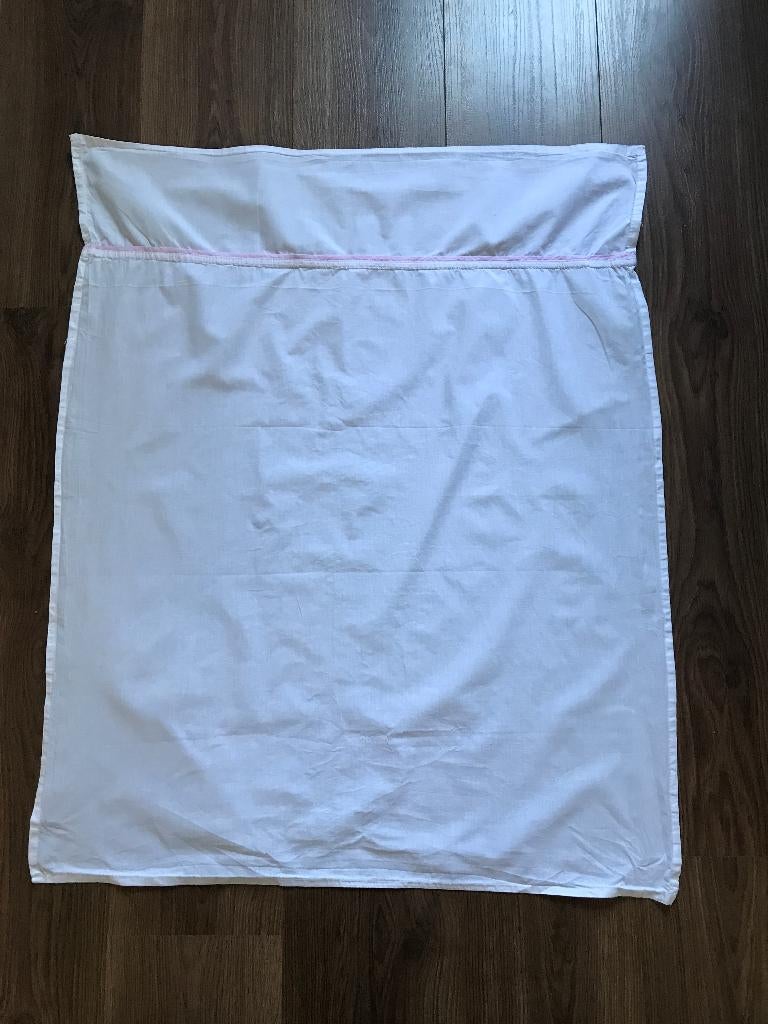 lakentje voor wieg/kinderwagen (Jollein), Gebruikt, Meisje, Wit, Overige typen