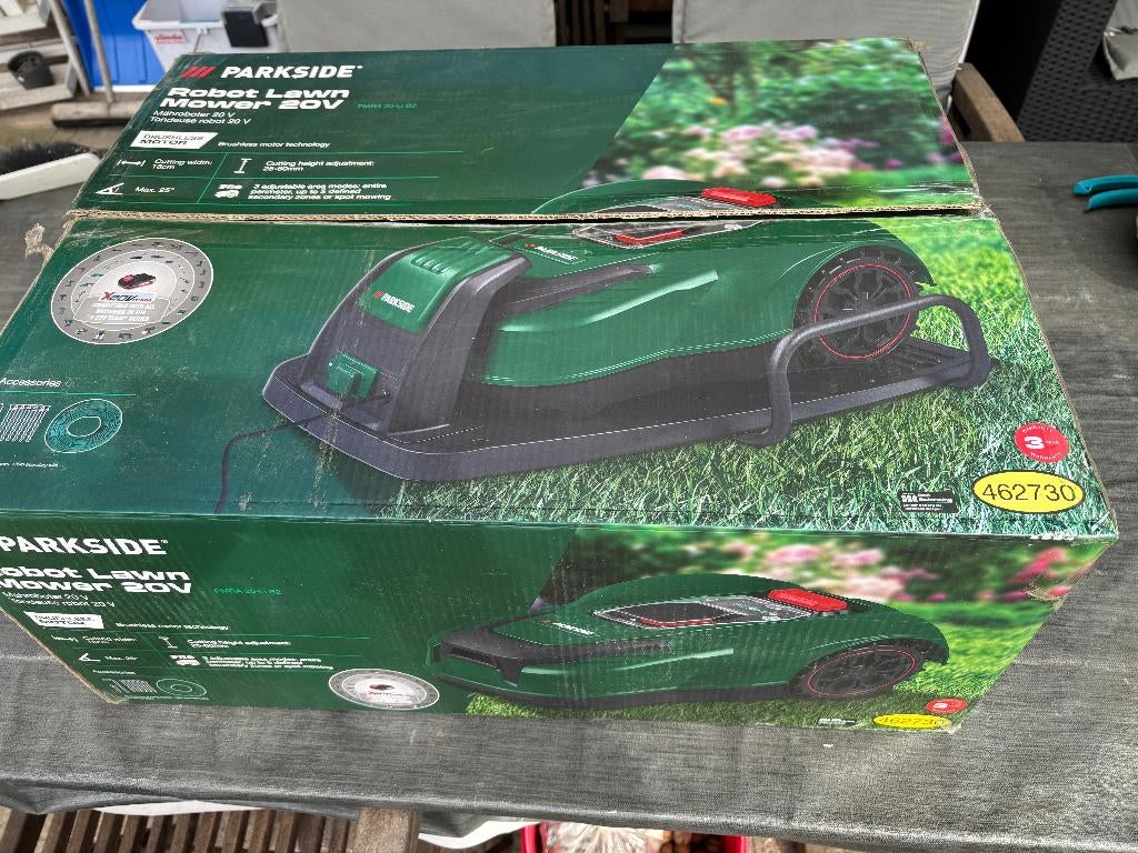 Robotmaaier Parkside PMRA 20-Li B2, Tuin en Terras, Gebruikt, Ophalen of Verzenden, Parkside, Minder dan 20 cm