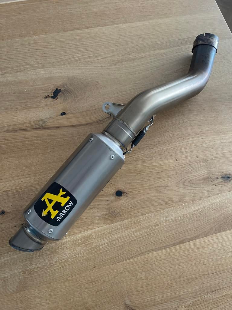 Arrow demper met EU goedkeuring/E-keur INCL pijp Aprilia v4, Ophalen of Verzenden, Gebruikt