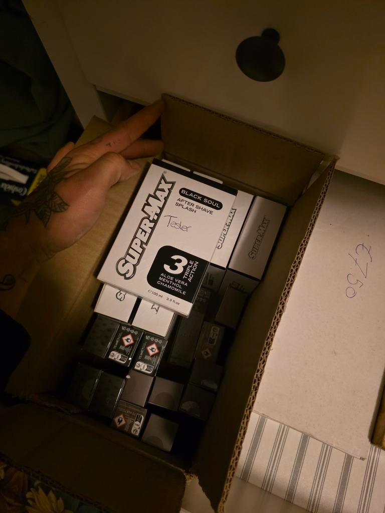 Partij parfum, Ophalen