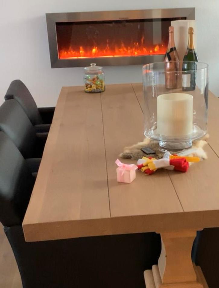 Electrische openhaard met verwarmingsfunctir zgan, Huis en Inrichting, Complete inboedels, Ophalen