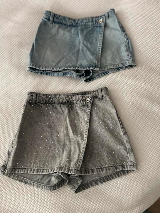 2 leuke broekrokjes/Skorts maat XS, Kleding | Dames, Rokken, Blauw, Ophalen of Verzenden, Zo goed als nieuw, Maat 34 (XS) of kleiner