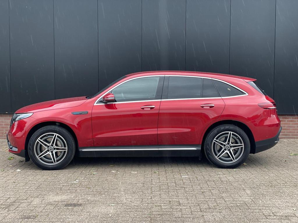 Mercedes-Benz EQC 400 4MATIC Premium AMG-Line Plus 80 kWh Bu, Auto's, Automaat, Adaptive Cruise Control, Zwart, 2395 kg