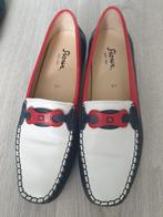 Sioux Instappers - Blauw, Wit, Rood - Maat 39, Instappers, Ophalen of Verzenden, Zo goed als nieuw, Sioux