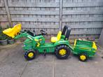 Rolly Toys trac lader met aanhanger, Ophalen, Gebruikt, Overige merken, Met kar of aanhanger