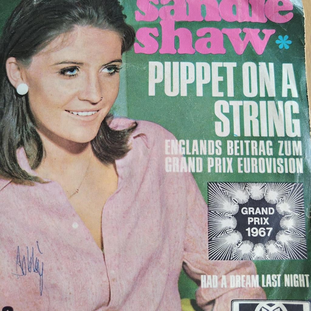 Sandie Shaw - Puppet on a String (Grand Prix 1967), Cd's en Dvd's, Vinyl Singles, Ophalen of Verzenden, 1960 - 1969, Gebruikt