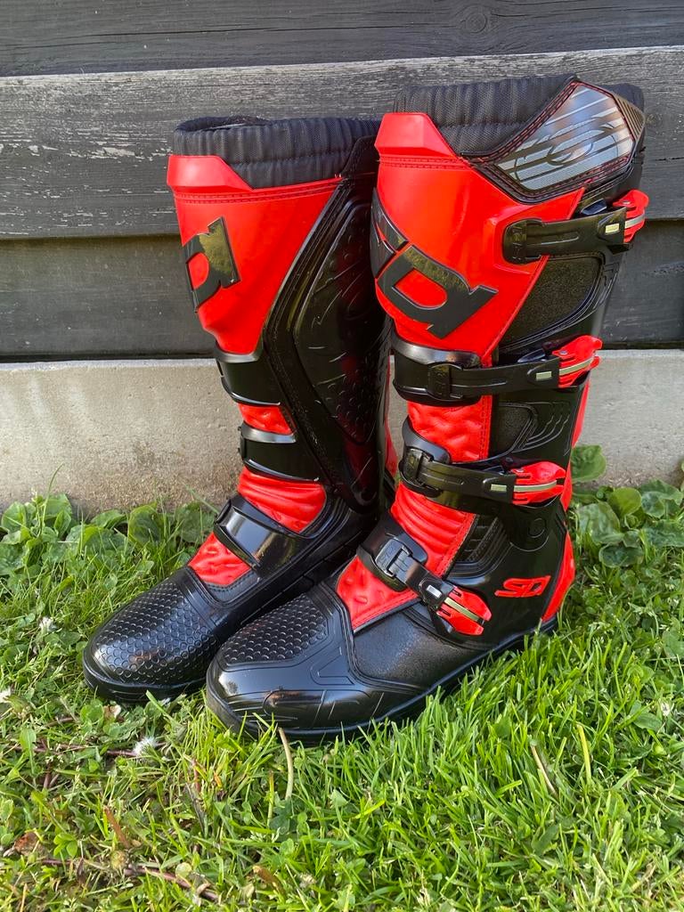 Sidi Crossfire 3 SRS Motorcrosslaarzen Rood/Zwart, Motoren, Ophalen of Verzenden, Nieuw zonder kaartje, Heren, Laarzen