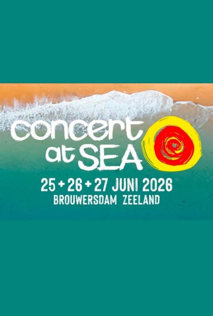2x Concert at sea ticket donderdag, Twee personen