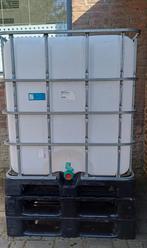IBC tank 1000 liter met 2 kunststof pallets, Ophalen of Verzenden