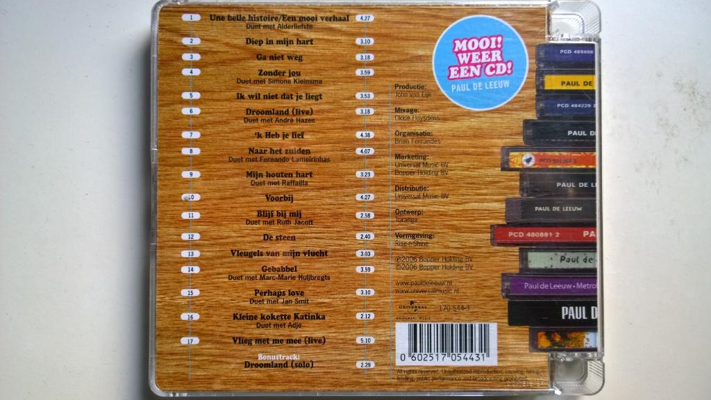 Paul de Leeuw - Mooi! Weer Een CD!, Ophalen of Verzenden, Zo goed als nieuw, Pop