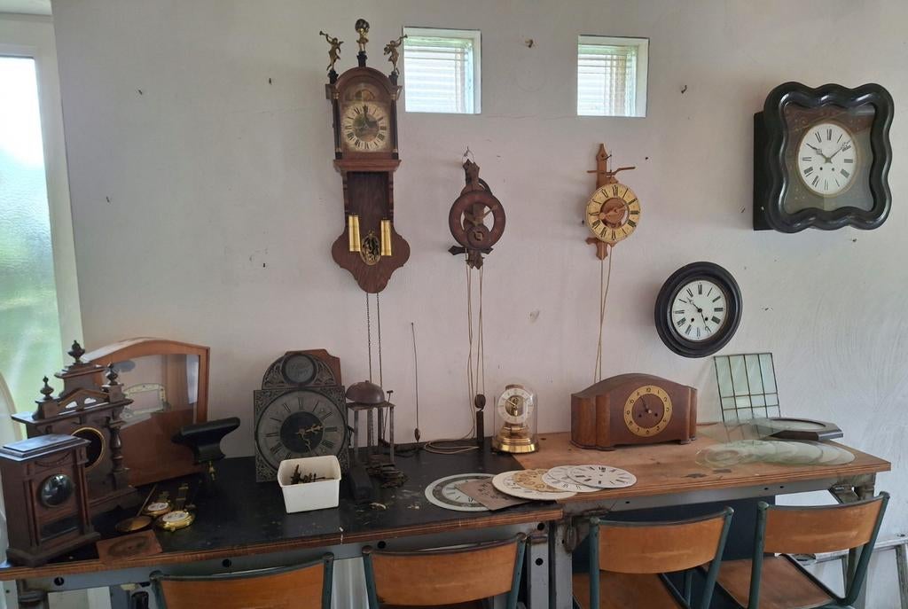 Partij Klokken en onderdelen, Antiek en Kunst, Ophalen