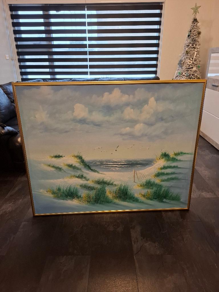 Mooie schilderij 130 cm bij 105 cm, Ophalen