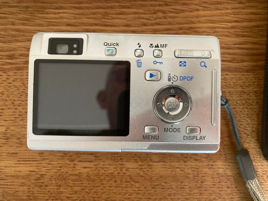 Pentax Optio 4.0 Megapixel Compact Camera - Zilver, Audio, Tv en Foto, Fotocamera's Digitaal, Gebruikt, Compact, Ophalen of Verzenden