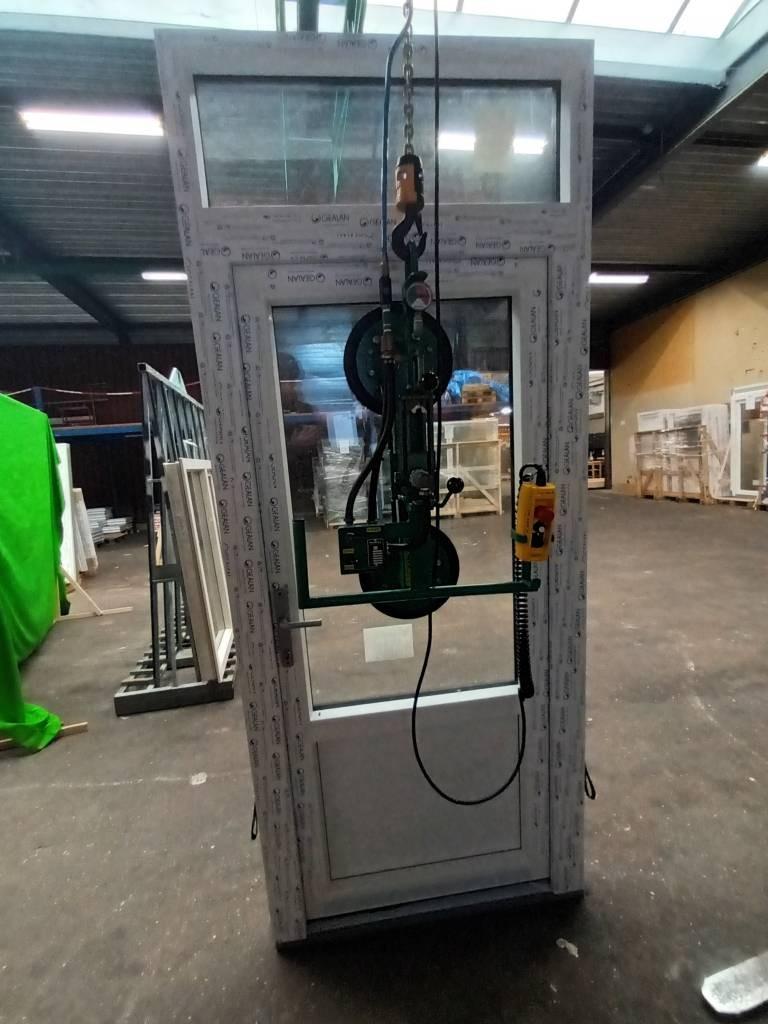 Kunststof Buitendeur 2-3 glas b104 x h249 cm  -1743-, Kunststof, Gebruikt, 215 cm of meer, Niet ingevuld