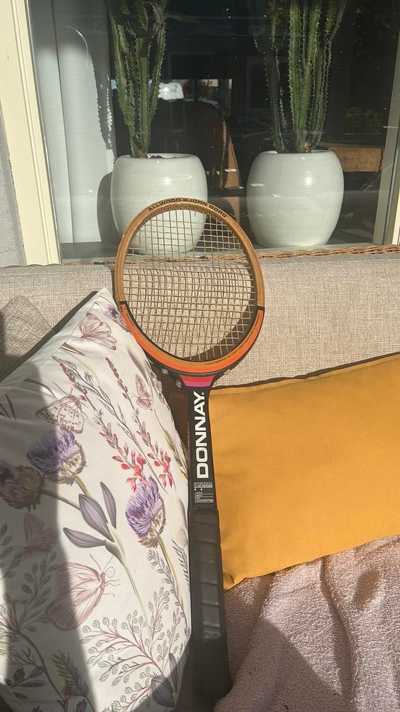 Bjorn borg vintage racket, Sport en Fitness, Tennis, Ophalen, Zo goed als nieuw, Racket, Overige merken