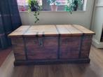 Wijnkist opbergkist, Ophalen, Gebruikt, 100 tot 150 cm, Teakhout
